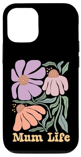 Supercute Love Her Retro Floral Groovy Boho Mum Life Hülle für iPhone 12/12 Pro Supercute Love Her Retro Floral Groovy Boho Mum Life Hülle für iPhone 12/12 Pro von Mum Life Fun