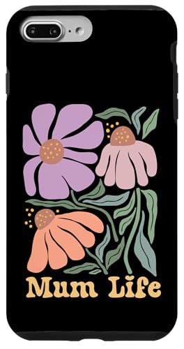 Supercute Love Her Retro Floral Groovy Boho Mum Life Hülle für iPhone 7 Plus/8 Plus Supercute Love Her Retro Floral Groovy Boho Mum Life Hülle für iPhone 7 Plus/8 Plus von Mum Life Fun