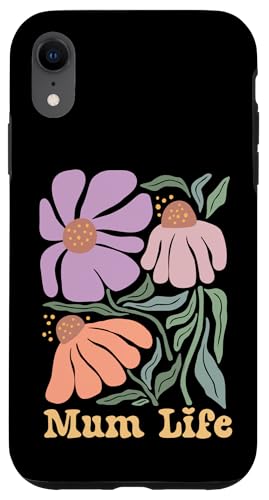 Supercute Love Her Retro Floral Groovy Boho Mum Life Hülle für iPhone XR Supercute Love Her Retro Floral Groovy Boho Mum Life Hülle für iPhone XR von Mum Life Fun