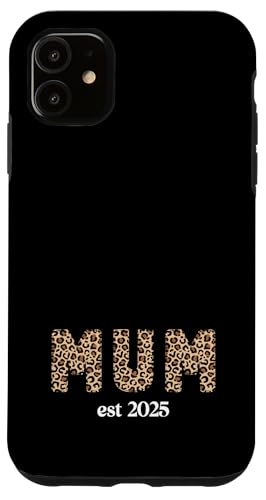 Supercute Mumlife Love Muttertag Leopard Mama Est 2025 Hülle für iPhone 11 von Mum Life Fun