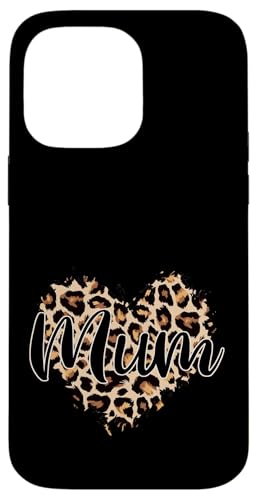 Supercute Mumlife Love Muttertags-Special für eine Leoparden-Mama Hülle für iPhone 14 Pro Max von Mum Life Fun