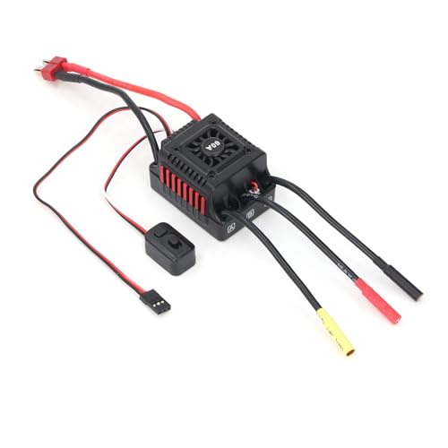 Bürstenloser Aluminiumlegierung 60A Elektrischer Geschwindigkeit Controller für 1/10 RC -Auto aus Road Buggy Bürstenloser Aluminiumlegierung 60A Elektrischer Geschwindigkeit Controller für 1/10 RC -Auto aus Road Buggy von Mumusuki