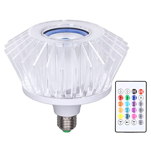 LED-Glühbirnen-Lautsprecher, LED-Musik-Glühbirne, RGB-Wechsellampe, Stereo-Audio mit 24-Tasten-Fernbedienung für Party-Dekoration, Smart-Home-Beleuchtung von Mumusuki