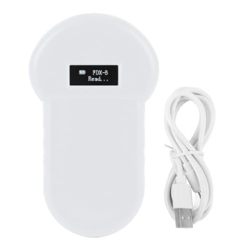PET Microchip Scanner, 134.2kHz USB -Lade -PET -Chip -Scanner Tragbarer Multifunktionaler Mikrochip -Leser für Geflügelvierfische Fisch -PET -Identifikationsmanagement von Mumusuki