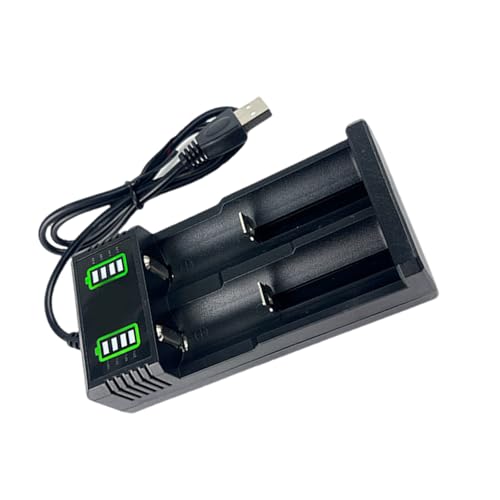 Kompakte 1/2/4Bay 18650-Batterien, Lade-Hubs, kompatibel mit 21700, 26700, 14500, 18500, 26650, mit LED-Anzeigen Kompakte 1/2/4Bay 18650-Batterien, Lade-Hubs, kompatibel mit 21700, 26700, 14500, 18500, 26650, mit LED-Anzeigen von Mumuve
