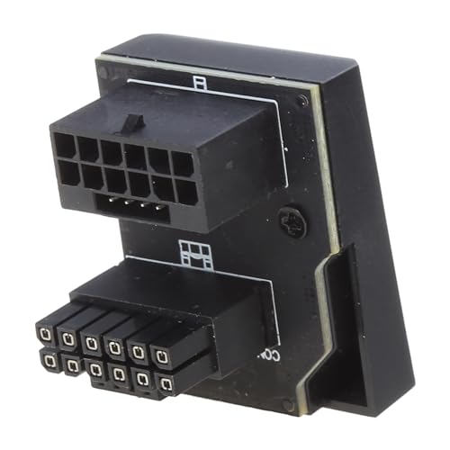 PCIe5.0 16-poliger Stecker auf Buchse, 180-Grad-Netzadapterplatine für RTX4090 Grafikkarte, PC-Netzteil, RTX4090 Grafikkarte von Mumuve