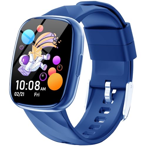 Smartwatch für Kinder, Fitness-Aktivitätstracker für Jungen und Mädchen, wasserdicht, Puzzle-Spiele, Alarmmusik, Sportmodus, Herzfrequenz, Schlaf, Schrittzähler, Kinder-Smartwatch Geburtstagsgeschenk Smartwatch für Kinder, Fitness-Aktivitätstracker für Jungen und Mädchen, wasserdicht, Puzzle-Spiele, Alarmmusik, Sportmodus, Herzfrequenz, Schlaf, Schrittzähler, Kinder-Smartwatch Geburtstagsgeschenk von Munnrei