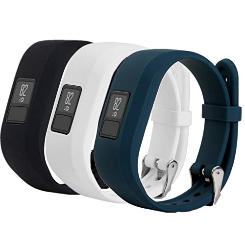 Muovrto Armband für Garmin Vivofit 3,Silikon Ersatz Smartwatch Armbänder für Garmin JR/JR 2 von Muovrto