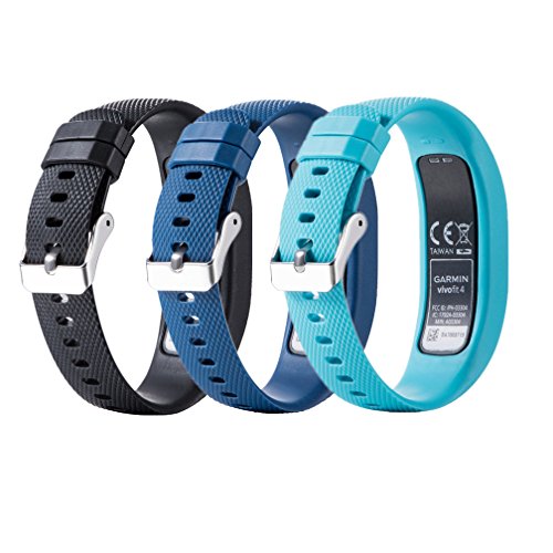 Muovrto Ersatz Armband für Garmin Vivofit 4,Silikon Armbänder Smartwatch Wechselarmband von Muovrto