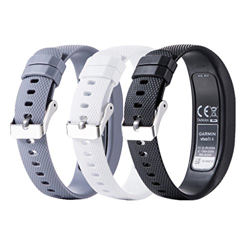 Muovrto Ersatz Armband für Garmin Vivofit 4,Silikon Armbänder Smartwatch Wechselarmband von Muovrto