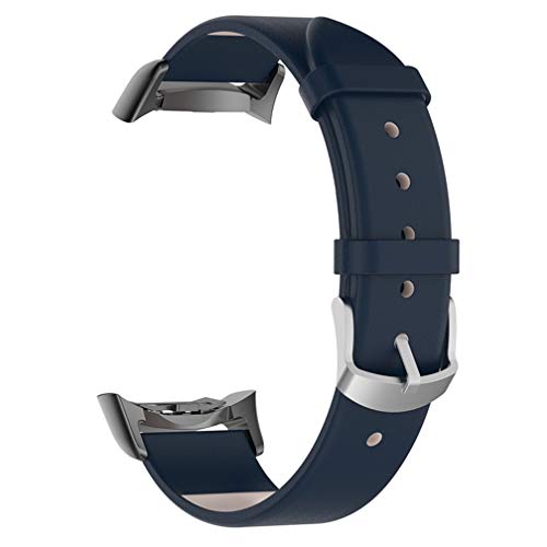 Meiruo Leder Ersatz Armband Gurt für Samsung Gear Fit 2/Gear Fit 2 Pro (Colour 2) von Muovrto
