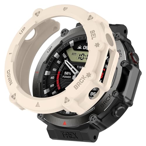 Muovrto Schutzhülle Hülle für Amazfit T-Rex Ultra,Anti Drop TPU Uhr Stoßfänger Smartwatch Gehäuse von Muovrto