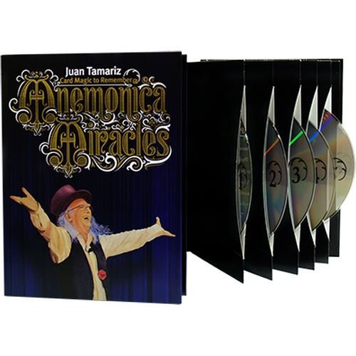 Mnemonica Miracles (5 DVD-Box-Set) von Juan Tamariz | DVD | Kartenzauber | Nahaufnahme von Murphy's Magic Supplies, Inc.