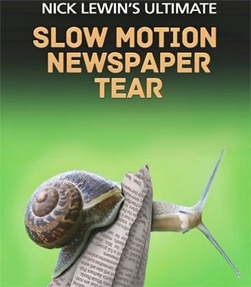 Murphy's Magic Supplies, Inc. Nick Lewin's Ultimate Slow Motion Zeitung Tear | DVD | Bühne | Parlor Performer von Murphy's Magic Supplies, Inc.