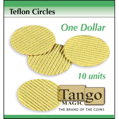 Murphy's Magic Supplies, Inc. Teflon-Kreise in Dollargröße (10 Einheiten mit DVD) von Tango Trick (T002), keine Fähigkeiten erforderlich von Murphy's Magic Supplies, Inc.