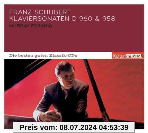 KulturSPIEGEL - Die besten guten Klassik-CDs: Franz Schubert - Klaviersonaten D 960 & 958 von Murray Perahia