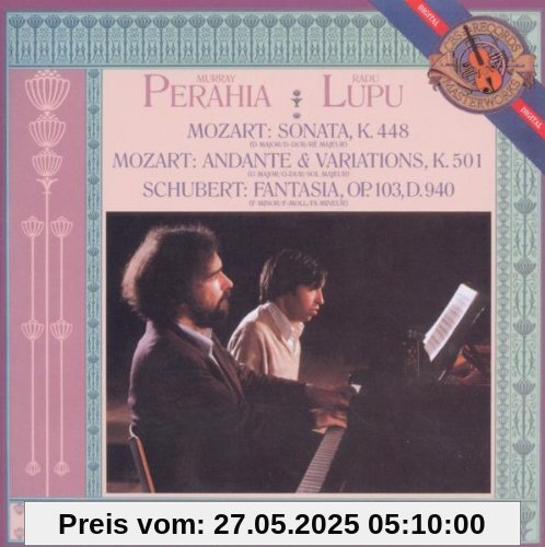 Mozart: Klaviersonate für 4 Hände KV 448 / Schubert: Fantasia Mozart: Klaviersonate für 4 Hände KV 448 / Schubert: Fantasia von Murray Perahia