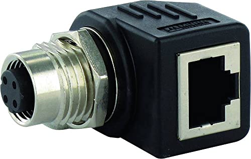 M12 Buchse D-cod. / RJ45 Ethernet-Adapter 90° 4 polig M12 Buchse D-cod. / RJ45 Ethernet-Adapter 90° 4 polig von Murrelektronik stay connected