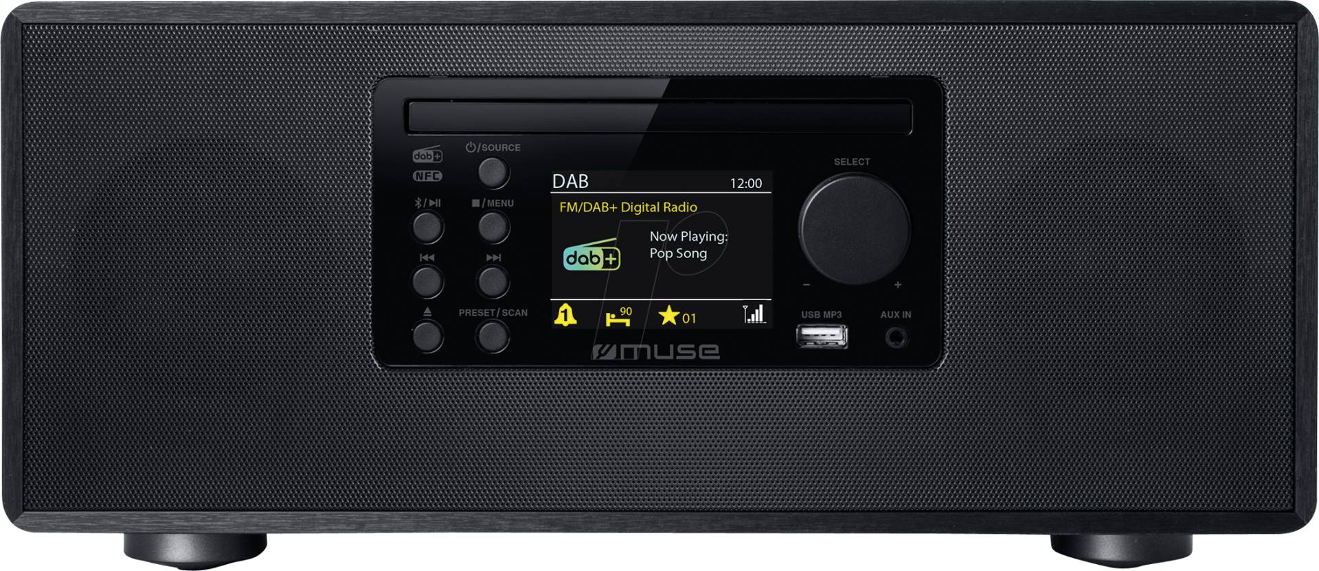MUSE M-695 DBT - DAB+ Radio CD/Bluetooth/USB M-695 DBT von Muse