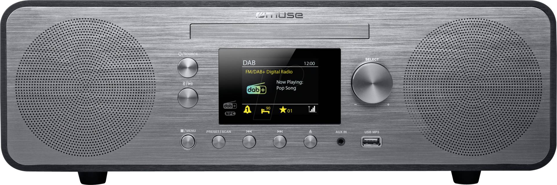 MUSE M-885 DBT - DAB+-Stereo-Anlage Bluetooth M-885 von Muse