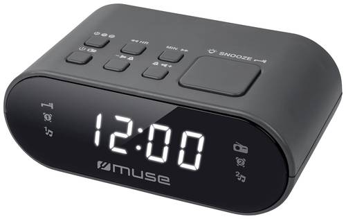 Muse M-10 CR Radiowecker UKW, FM Weckfunktion Schwarz von Muse