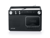 Muse M-152 RC, Plattenspieler mit Direktantrieb, Manuell, Schwarz, Kunststoff, Drehregler, Extern von Muse