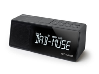 Muse M-172 DBT, Digitaler Wecker, Schwarz, Beide Geschlechter, LCD, Akku, AAA von Muse