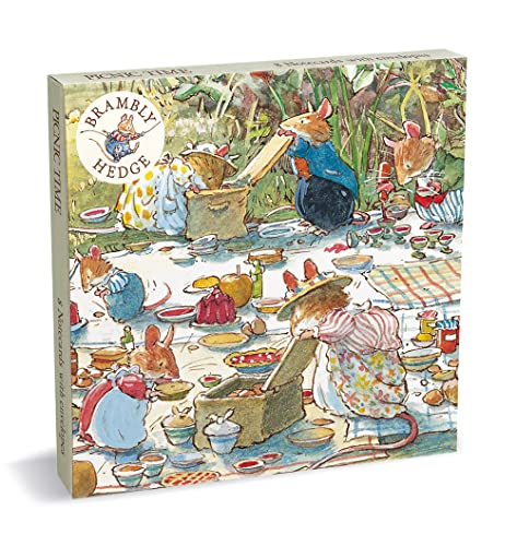 Museums & Galleries Brambly Hedge Picnic Time 8 Quadratische Notizkarten Brieftasche von Museums & Galleries