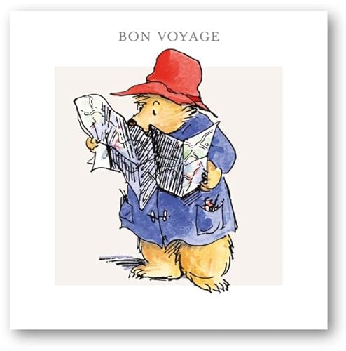 Museums & Galleries Glückskarte "Bon Voyage" – Paddington Bär mit Karten-Illustration – umweltfreundlich und recycelbar Museums & Galleries Glückskarte "Bon Voyage" – Paddington Bär mit Karten-Illustration – umweltfreundlich und recycelbar von Museums & Galleries