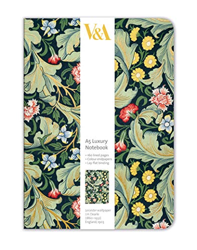 V&A Leicester Wallpaper Notizbuch, A5 von Museums & Galleries