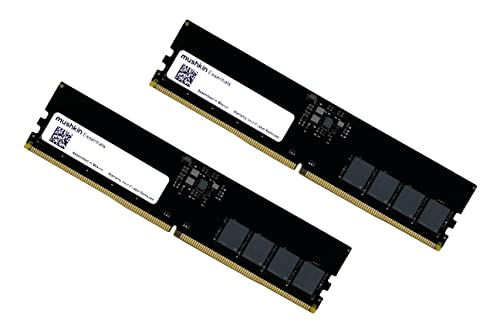 Mushkin Essentials – DDR5 Desktop DRAM – 64GB (2x32GB) UDIMM Speicher Kit – 4800MHz (PC5-38400) CL-40 – 288-pin 1.1V PC RAM – Intel XMP – Dual-Channel – Niederspannung – (MESS) 5U480 FD32GX2) von Mushkin Enhanced