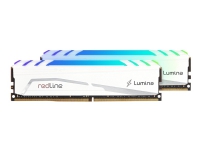 Mushkin Redline Lumina, 64 GB, 2 x 32 GB, DDR4, 3600 MHz, 288-pin DIMM, Weiß von Mushkin Enhanced