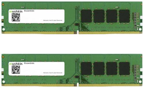 Mushkin Essentials PC-Arbeitsspeicher Kit DDR4 32GB 2 x 16GB Non-ECC 3200MHz 288pin DIMM CL22 MES4U3 von Mushkin
