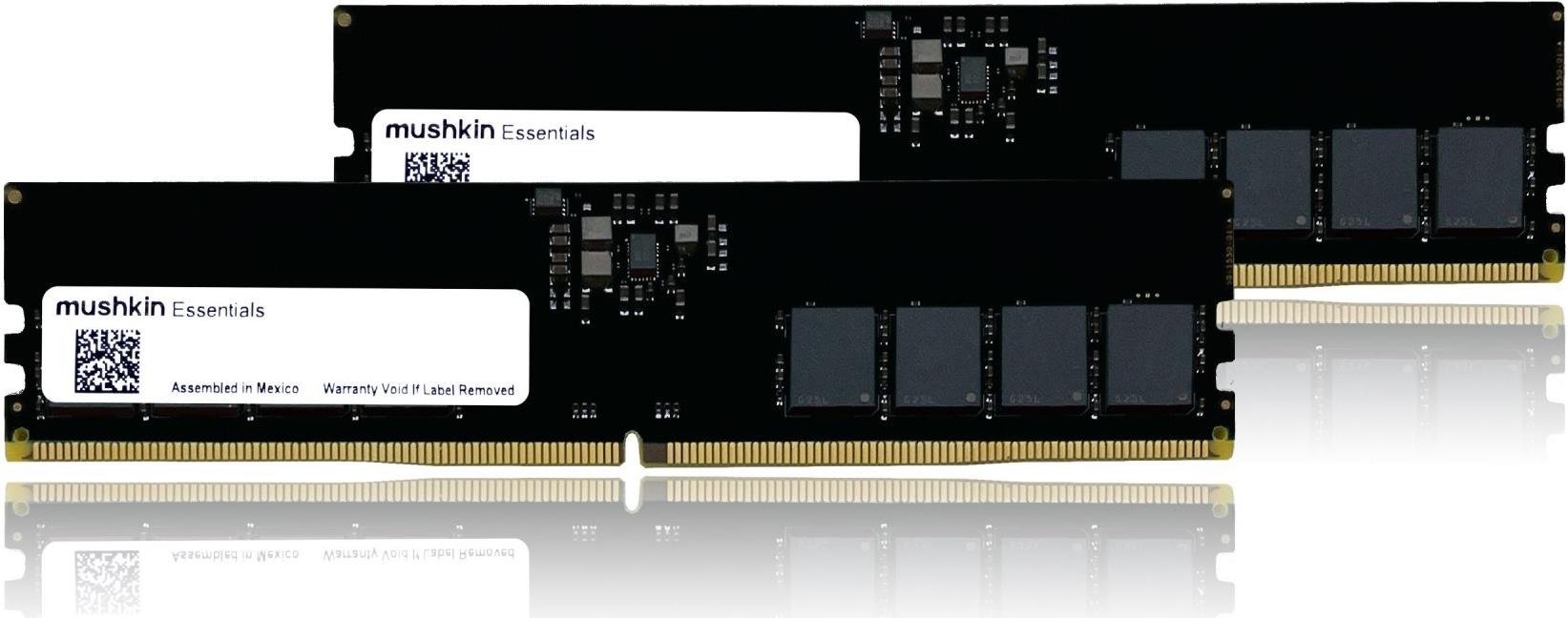 Mushkin Essentials Speichermodul 64 GB 2 x 32 GB DDR5 4800 MHz (MES5U480FD32GX2) von Mushkin