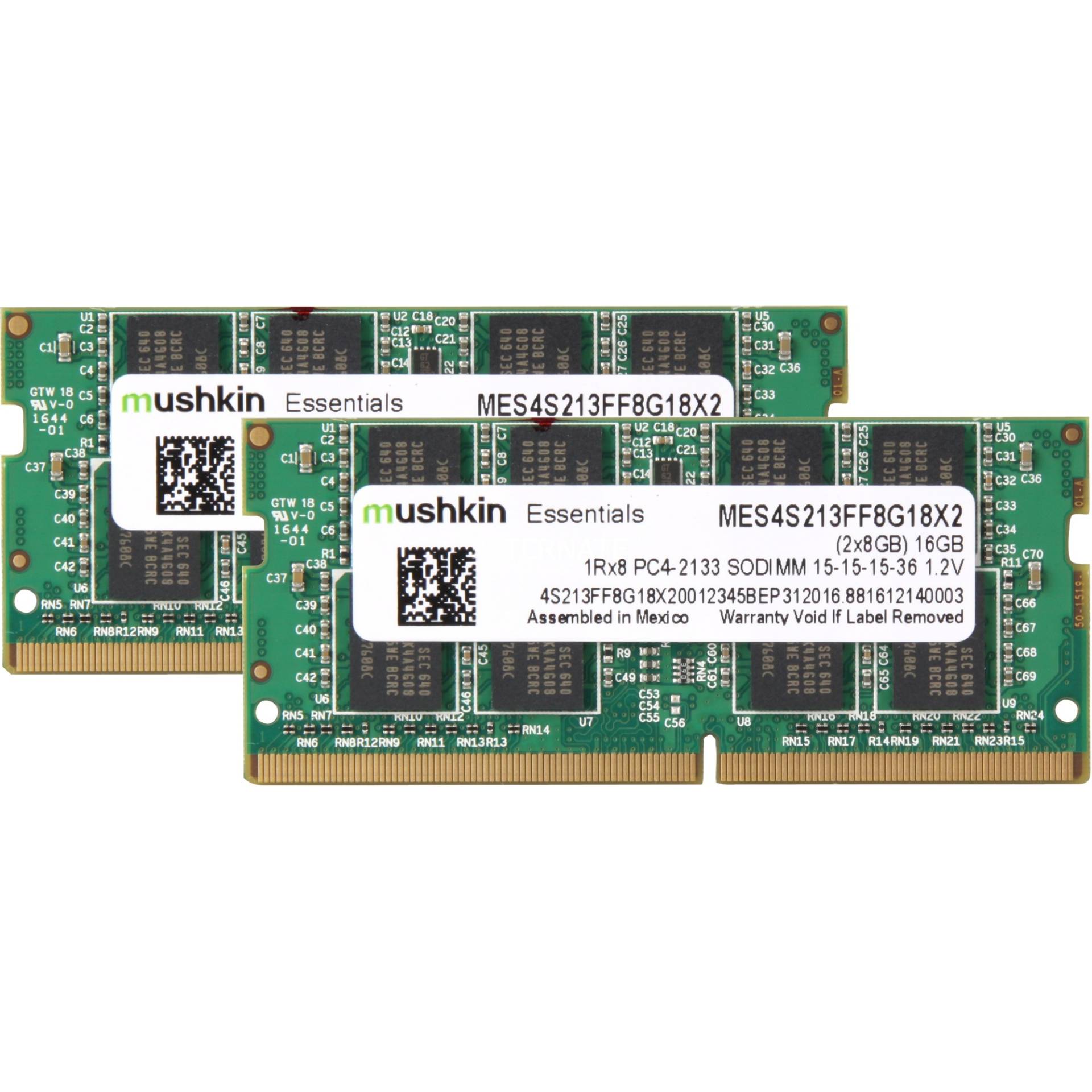 SO-DIMM 16 GB DDR4-2133 (2x 8 GB) Dual-Kit, Arbeitsspeicher von Mushkin