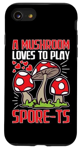 Pilzjagd: Ein Pilz liebt es, Spore-ts zu spielen Hülle für iPhone SE (2020) / 7 / 8 von Mushroom And Fungi Mycologist Designs