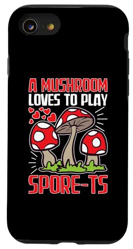Pilzjagd: Ein Pilz liebt es, Spore-ts zu spielen Hülle für iPhone SE (2020) / 7 / 8 von Mushroom And Fungi Mycologist Designs