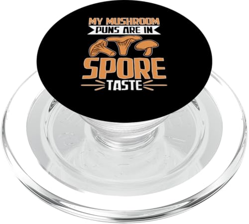 Pilzjagd: My Mushroom Puns Are In Spore Taste PopSockets PopGrip für MagSafe Pilzjagd: My Mushroom Puns Are In Spore Taste PopSockets PopGrip für MagSafe von Mushroom And Fungi Mycologist Designs