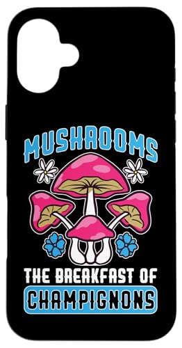 Pilzjagd: Pilze - Das Frühstück der Champignons Hülle für iPhone 16 Plus Pilzjagd: Pilze - Das Frühstück der Champignons Hülle für iPhone 16 Plus von Mushroom And Fungi Mycologist Designs
