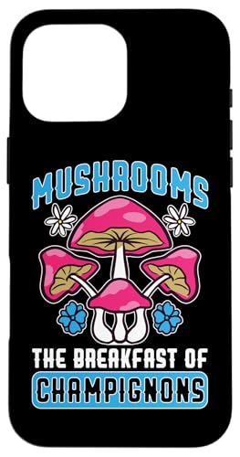 Pilzjagd: Pilze - Das Frühstück der Champignons Hülle für iPhone 16 Pro Max Pilzjagd: Pilze - Das Frühstück der Champignons Hülle für iPhone 16 Pro Max von Mushroom And Fungi Mycologist Designs