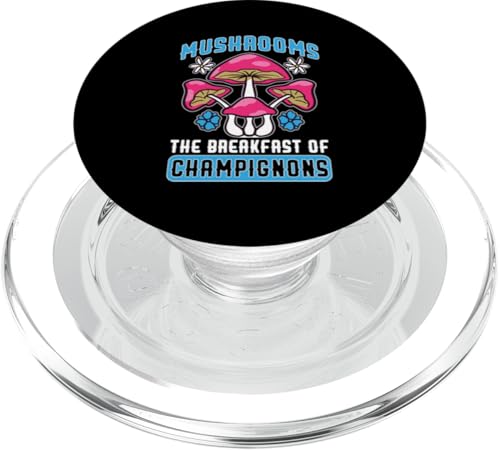 Pilzjagd: Pilze - Das Frühstück der Champignons PopSockets PopGrip für MagSafe Pilzjagd: Pilze - Das Frühstück der Champignons PopSockets PopGrip für MagSafe von Mushroom And Fungi Mycologist Designs