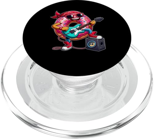 Colorful Donut Sunglasses Playing Bass Electric Guitar Rock PopSockets PopGrip für MagSafe Colorful Donut Sunglasses Playing Bass Electric Guitar Rock PopSockets PopGrip für MagSafe von Music, Guitar Vacations Costume