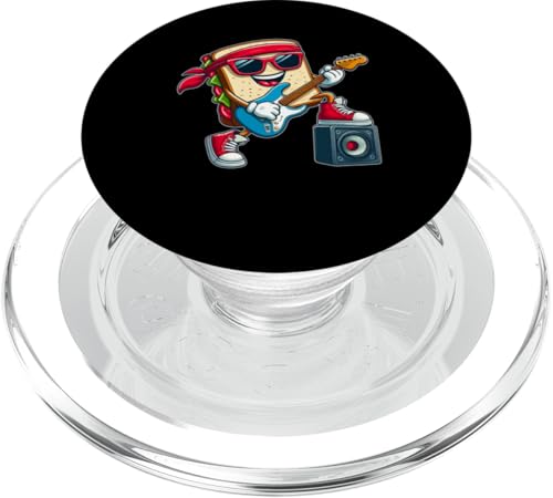 Colorful Sandwich Sunglasses Playing Electric Guitar Rock PopSockets PopGrip für MagSafe Colorful Sandwich Sunglasses Playing Electric Guitar Rock PopSockets PopGrip für MagSafe von Music, Guitar Vacations Costume
