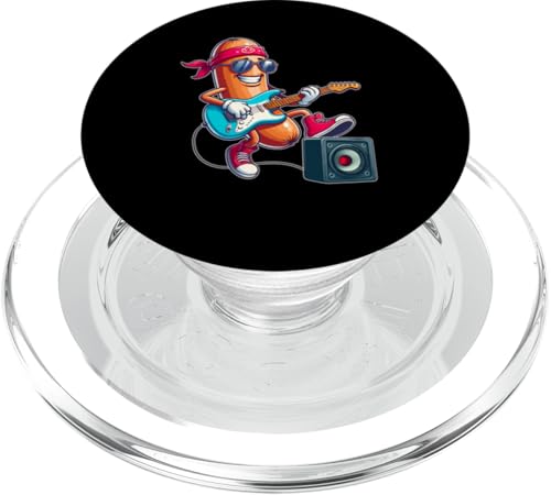 Colorful Sausage Sunglasses Playing Electric Guitar Rock PopSockets PopGrip für MagSafe Colorful Sausage Sunglasses Playing Electric Guitar Rock PopSockets PopGrip für MagSafe von Music, Guitar Vacations Costume
