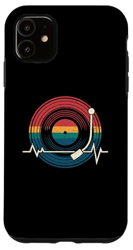 Musik Herzschlag Vinyl Schallplatte Retro Musik Liebhaber Männer Frauen Hülle für iPhone 11 Musik Herzschlag Vinyl Schallplatte Retro Musik Liebhaber Männer Frauen Hülle für iPhone 11 von Music Clothes Men Women Boys Girls Kids