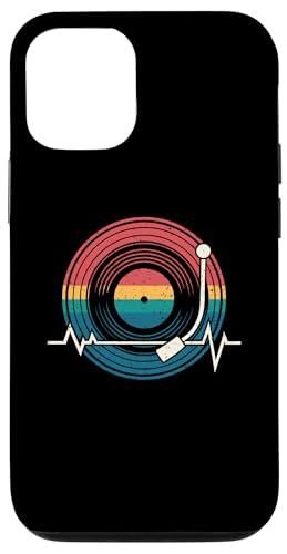 Musik Herzschlag Vinyl Schallplatte Retro Musik Liebhaber Männer Frauen Hülle für iPhone 12/12 Pro Musik Herzschlag Vinyl Schallplatte Retro Musik Liebhaber Männer Frauen Hülle für iPhone 12/12 Pro von Music Clothes Men Women Boys Girls Kids