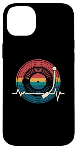 Musik Herzschlag Vinyl Schallplatte Retro Musik Liebhaber Männer Frauen Hülle für iPhone 14 Plus Musik Herzschlag Vinyl Schallplatte Retro Musik Liebhaber Männer Frauen Hülle für iPhone 14 Plus von Music Clothes Men Women Boys Girls Kids
