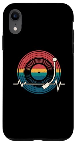 Musik Herzschlag Vinyl Schallplatte Retro Musik Liebhaber Männer Frauen Hülle für iPhone XR Musik Herzschlag Vinyl Schallplatte Retro Musik Liebhaber Männer Frauen Hülle für iPhone XR von Music Clothes Men Women Boys Girls Kids