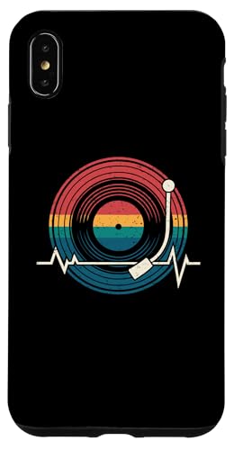 Musik Herzschlag Vinyl Schallplatte Retro Musik Liebhaber Männer Frauen Hülle für iPhone XS Max Musik Herzschlag Vinyl Schallplatte Retro Musik Liebhaber Männer Frauen Hülle für iPhone XS Max von Music Clothes Men Women Boys Girls Kids