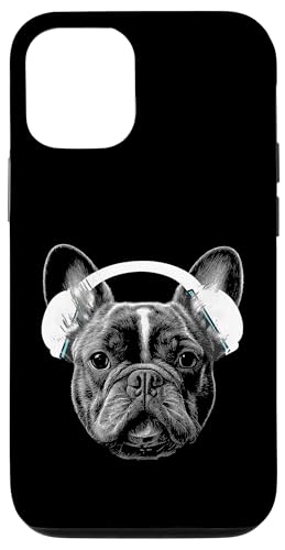 Lustige Französische Bulldogge mit Musik-Kopfhörern Hülle für iPhone 12/12 Pro Lustige Französische Bulldogge mit Musik-Kopfhörern Hülle für iPhone 12/12 Pro von Music Dj Frenchie turntable music dj animal